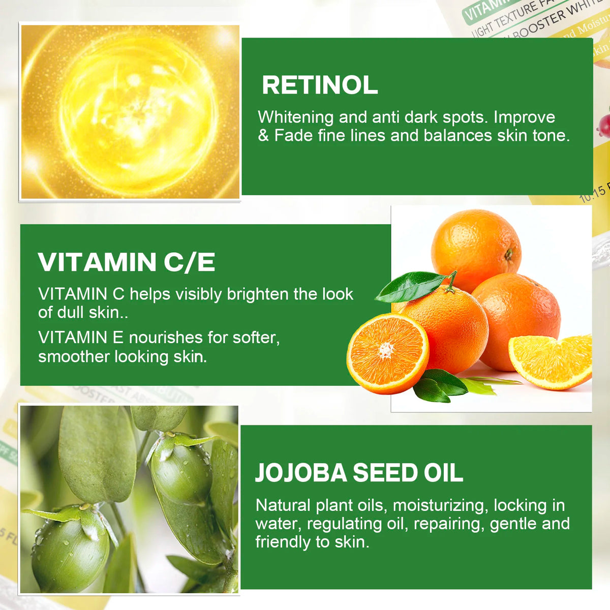 WK'JALY Vitamin C & Retinol Brightening Body Oil 300ml Brightening Body Oil Qst