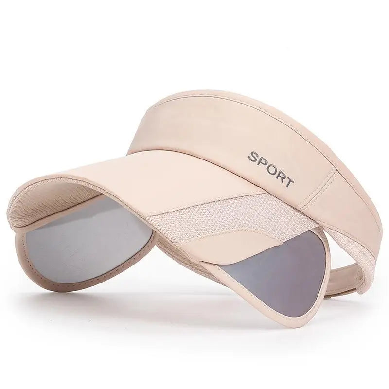 Women's Foldable Sun Hat – UV Protection Outdoor Sports Cap Sun Hat Qst Beige
