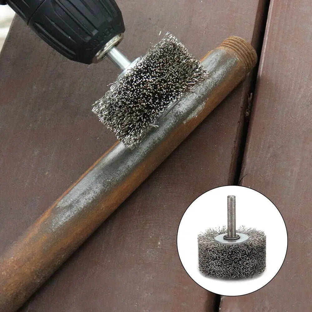 Wire Wheel Brush for Mold Polishing & Rotating Tools | Qme Wire Wheel Brush Qme