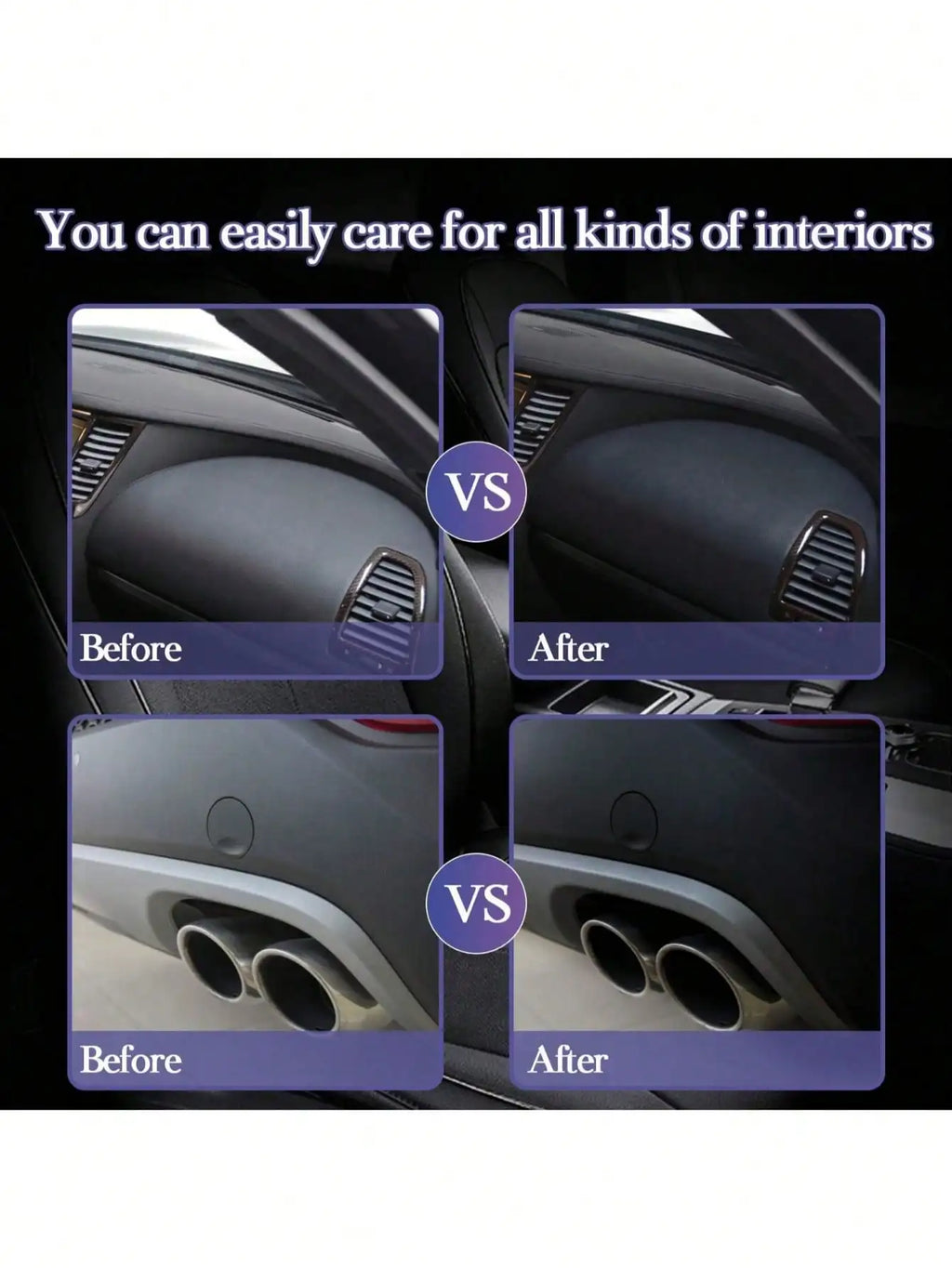 Car Dashboard Repair Spray – Interior Refurbishing & Protection Car Interior Spray Qme