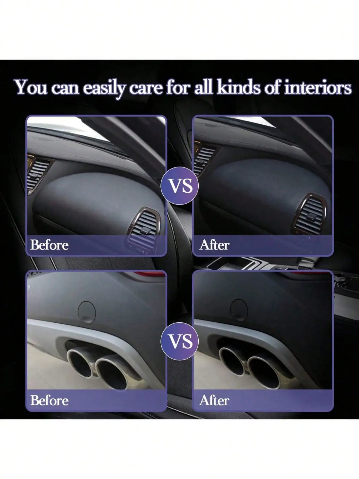 Car Dashboard Repair Spray – Interior Refurbishing & Protection Car Interior Spray Qme
