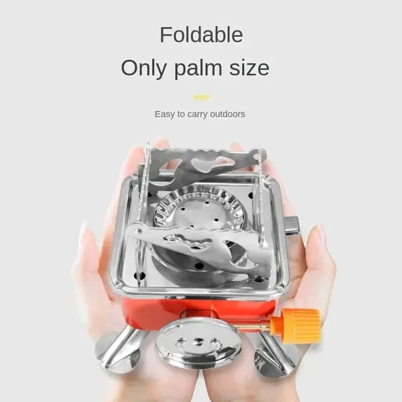 Portable Mini Folding Gas Stove for Camping & Hiking Folding Camp Stove Qme
