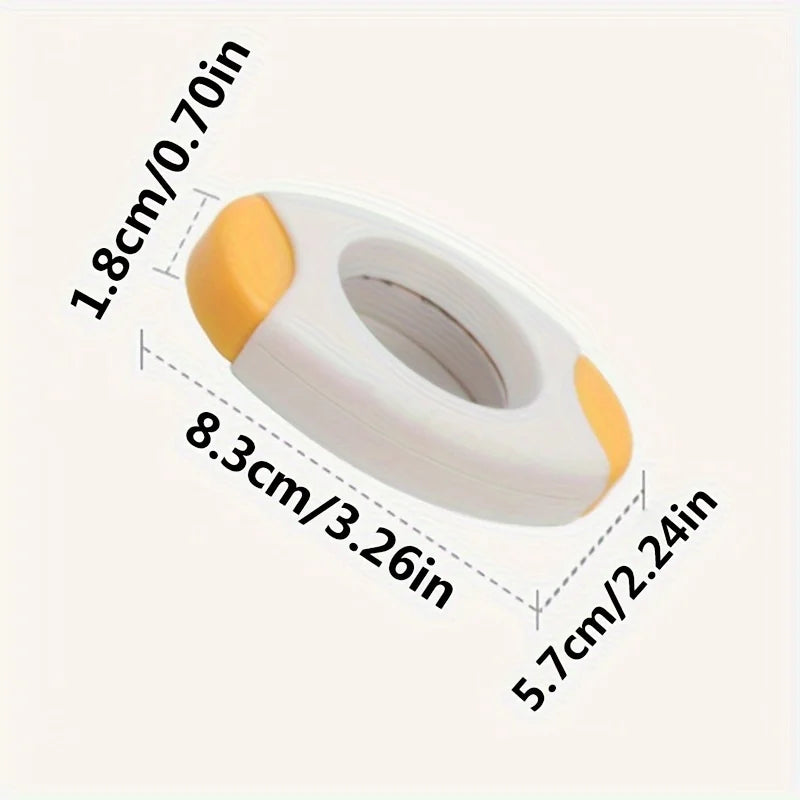 Stainless Steel Egg Opener & Eggshell Cutter Clamp Tool Egg Opener Tool Qme YELLOW