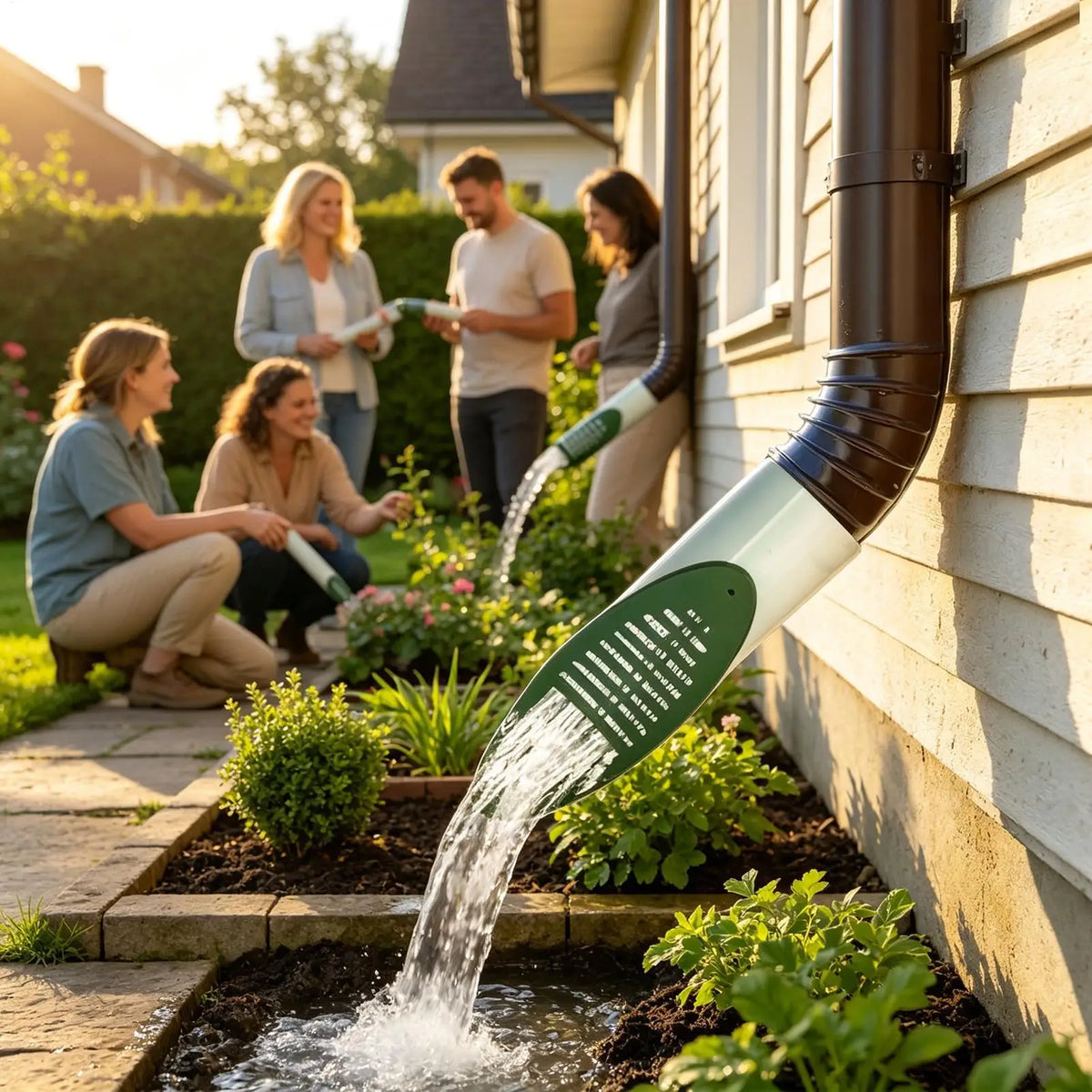 Angled Drainage Grate & Drain Emitter with Built-In Grille Cover Outdoor Drain Emitter Qme