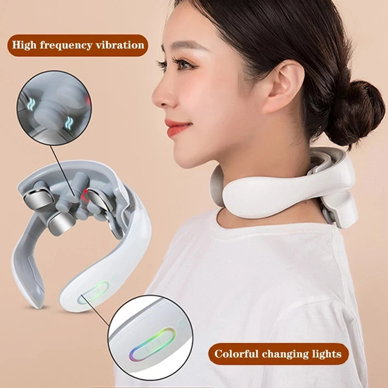 PAQIN Portable Neck & Shoulder Massager with Red Light Neck Shoulder Massager Qst