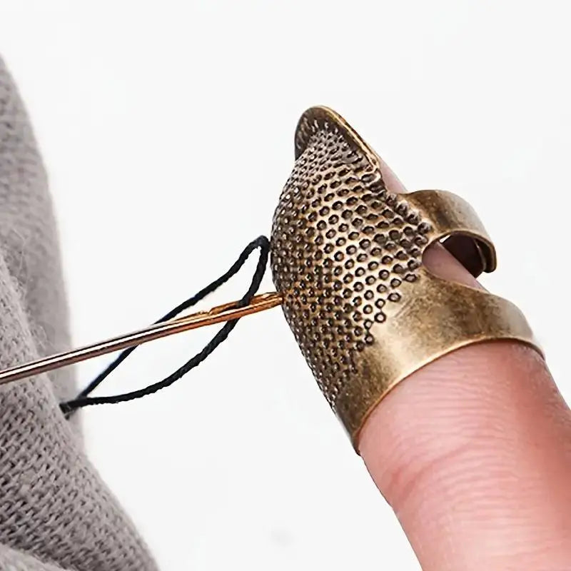 Adjustable Metal Finger Protector Shield – Sewing & Quilting Sewing Finger Protector Qme