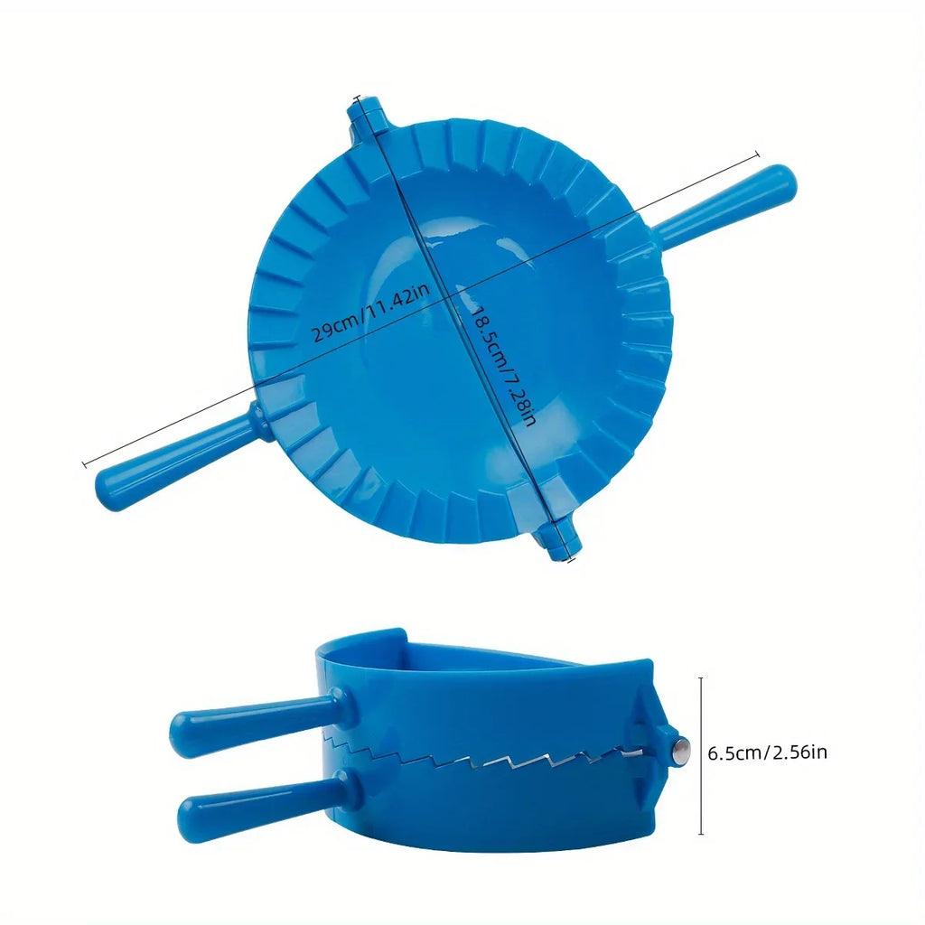 Large Pastry Dough Cutter & Dumpling Mold – Ergonomic Handle Dumpling & Pastry Mold Qme