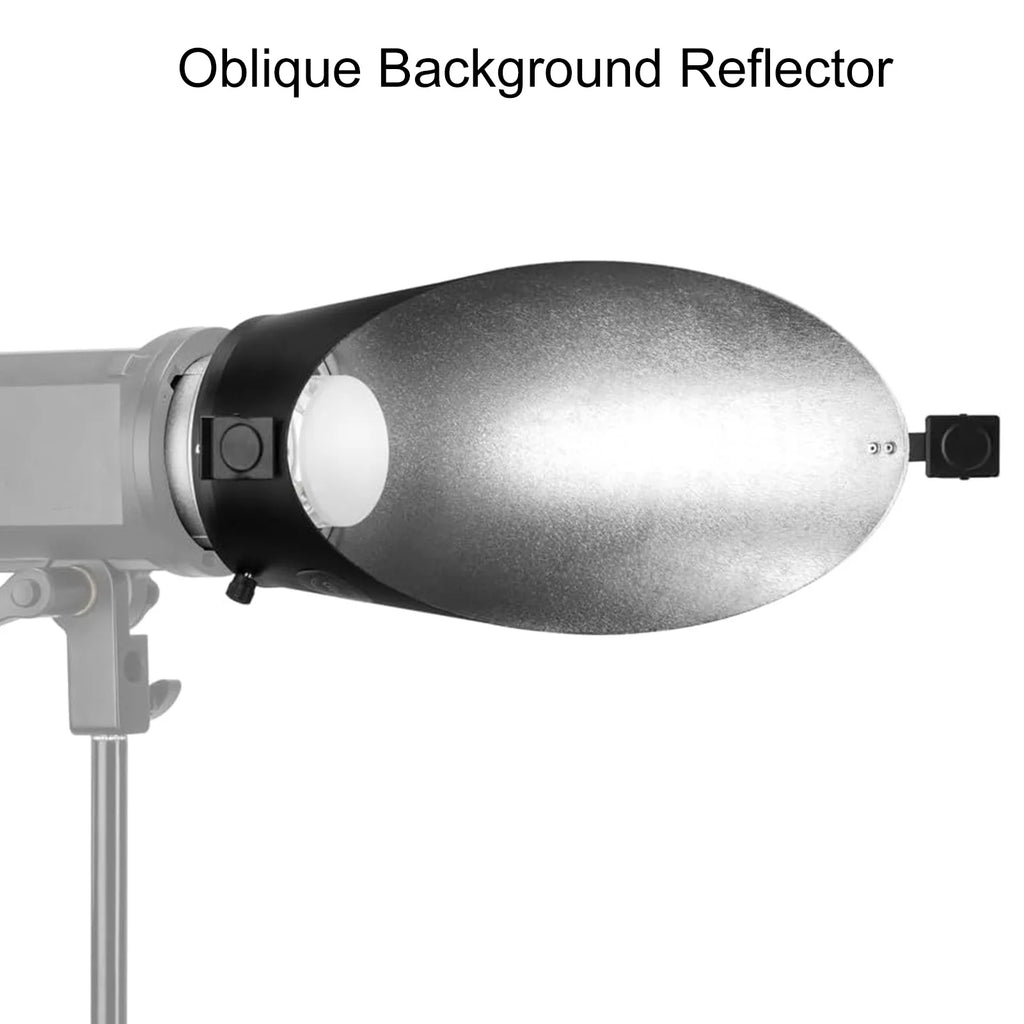 Oblique Background Reflector with Clip – Profoto Mount Photography Light Modifier Qst