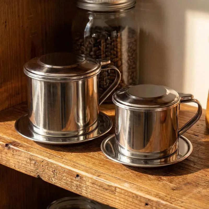 Vietnamese Coffee Drip Filter – Eco-Friendly Reusable Phin Cup Coffee Drip Filter Qst