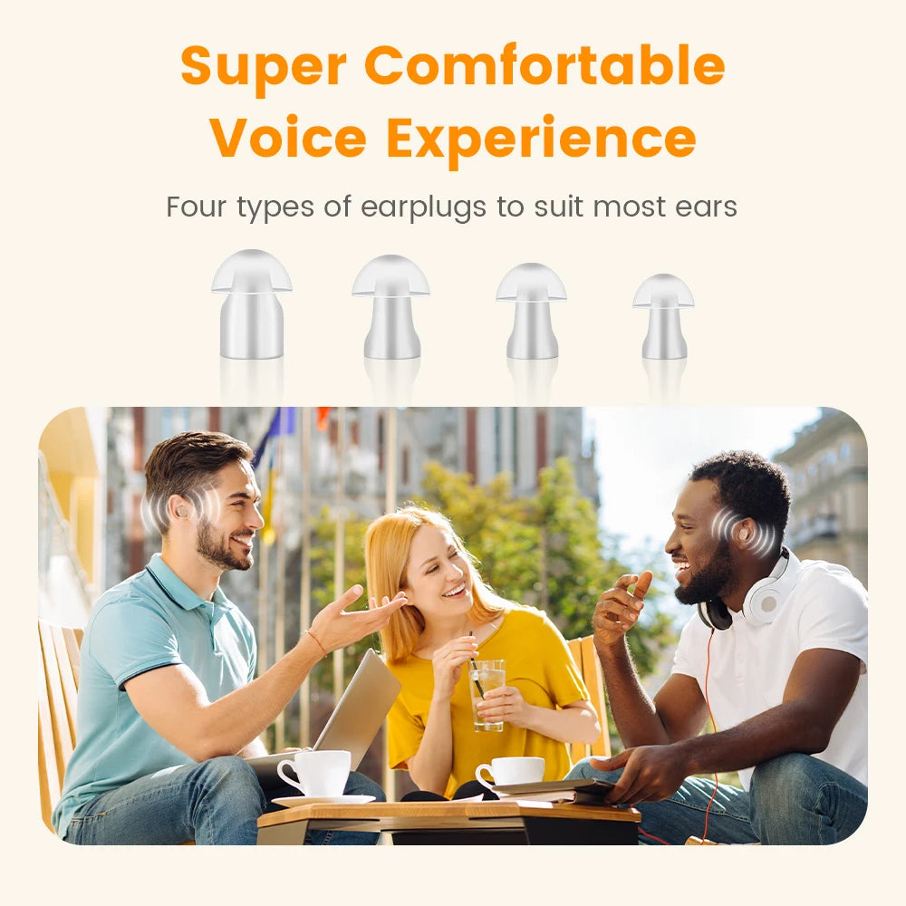 Rechargeable ITE Hearing Aid – Portable Sound Amplifier Rechargeable Hearing Aid Qst