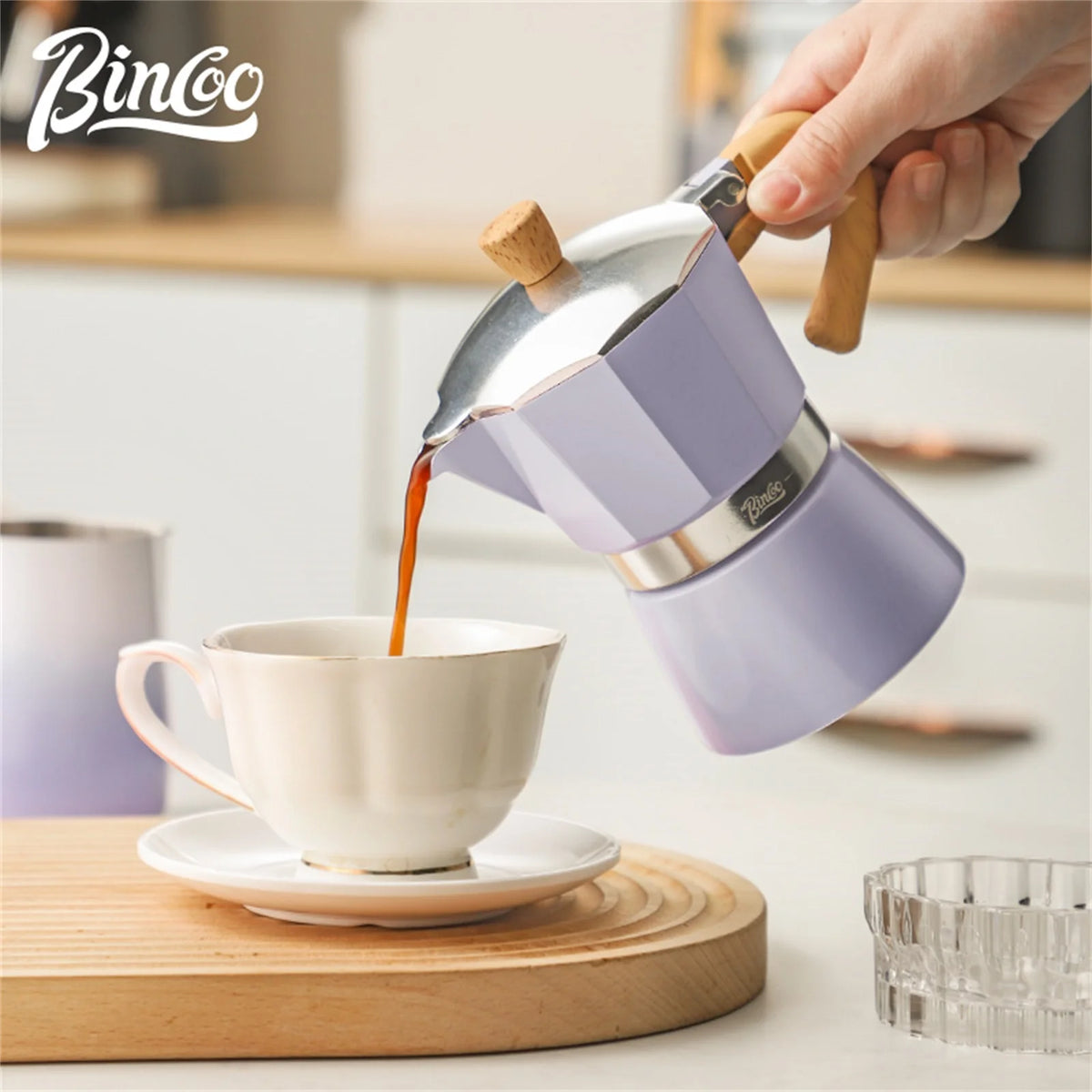 Bincoo Classic Aluminum Moka Pot – Italian Stovetop Espresso Maker Stovetop Espresso Maker Qst