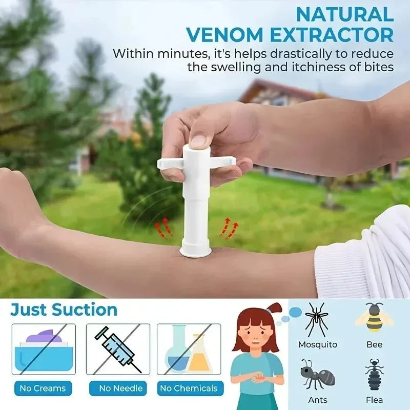 Venom Extractor Pump – Outdoor Snake & Insect Bite First Aid Kit First Aid Kit Qst