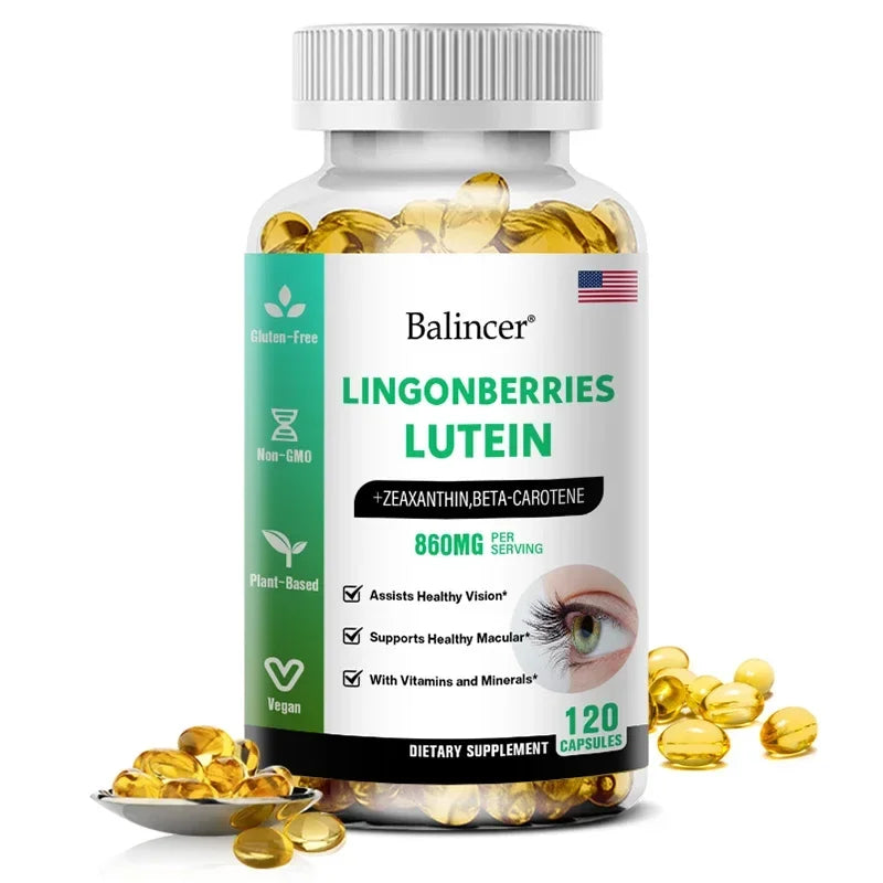 Lutein & Zeaxanthin Eye Supplement – Vision & Blue Light Defense Eye Health Supplement Qst 120 count-1 bottle
