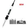 80W Digital Soldering Iron Station 110V/220V – Temp Control Soldering Station Qme 80W WHITE SET2 80W 110V
