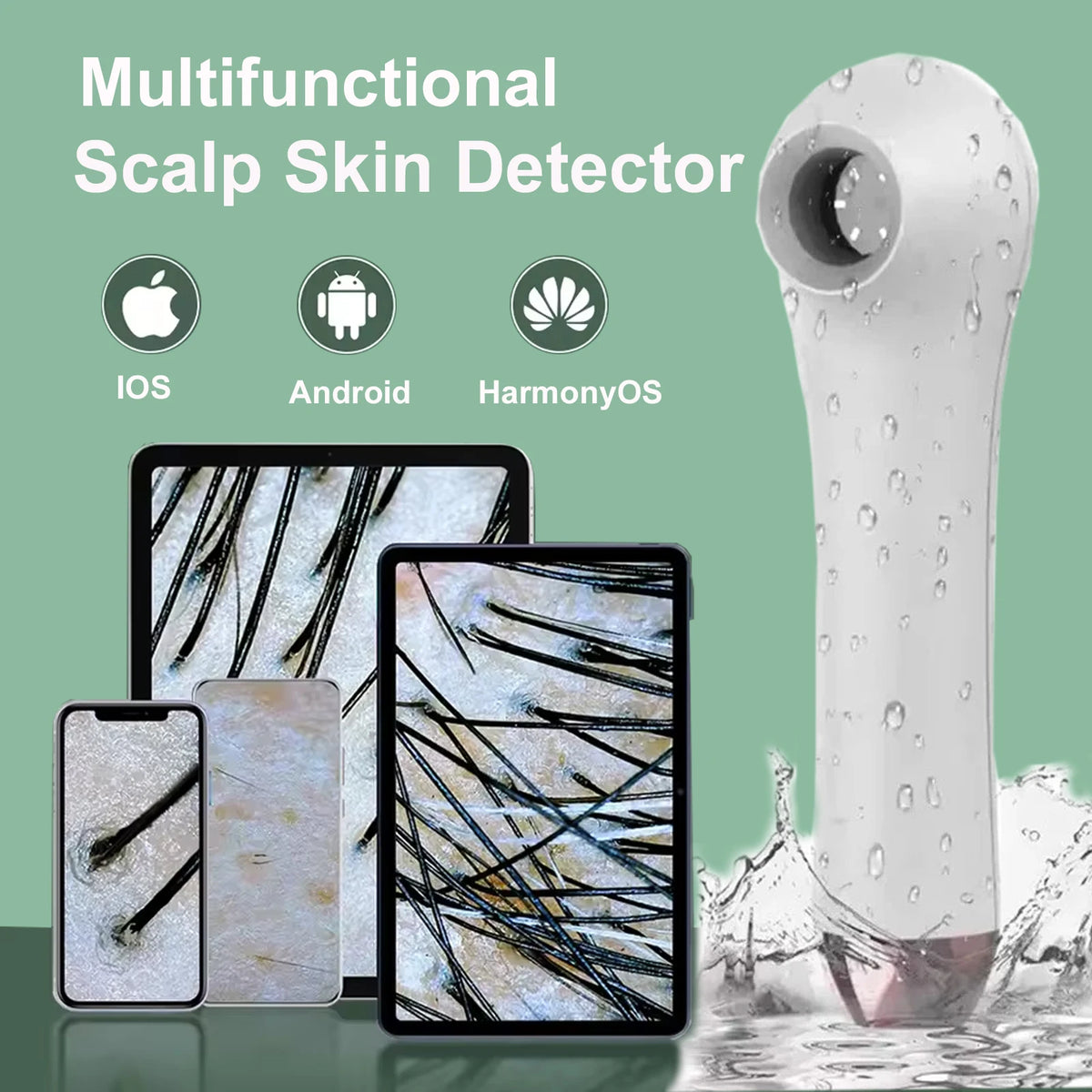 Vilnason Scalp & Skin Analyzer – HD Borescope Camera Tool Skin Analyzer Camera Qst