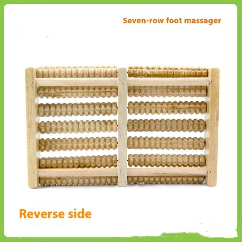 Wooden Foot Massage Roller – Reflexology & Relaxation Tool Foot Massage Roller Qst