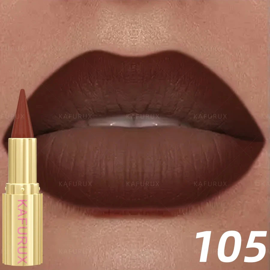 9-Color Gradient Matte Lip Liner Pen | Velvet Finish Matte Lip Liner Qme 105
