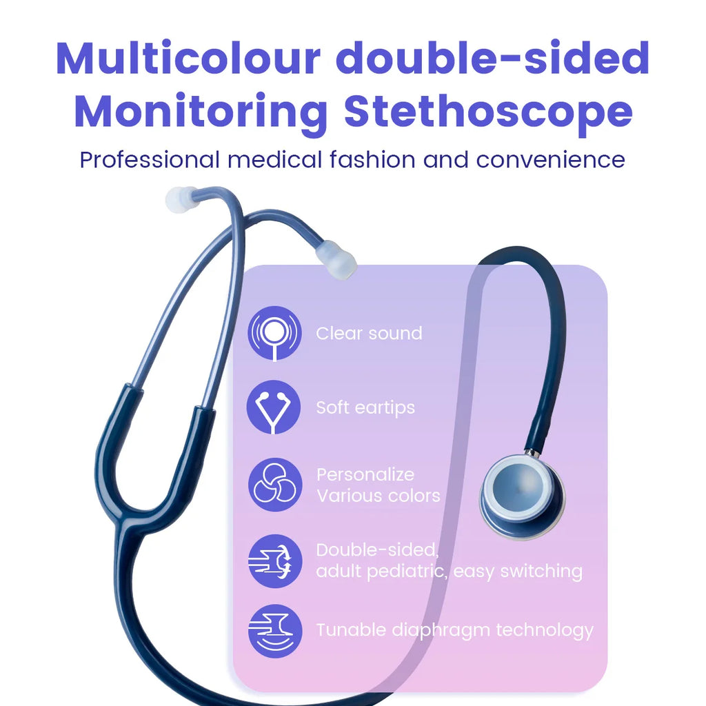 XceeFit Dual-Head Professional Stethoscope | Double Diaphragm Professional Stethoscope Qst