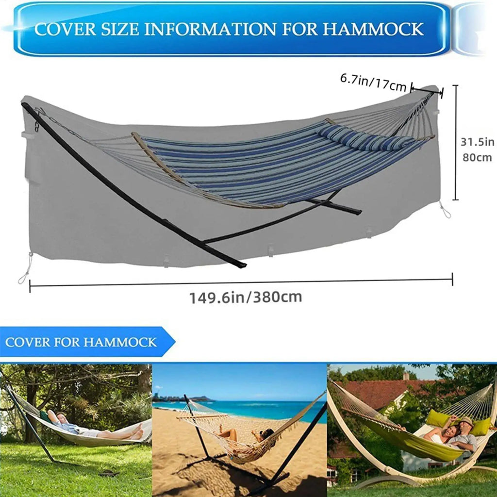 Hammock Rain Cover – Waterproof UV Resistant Camping Protector Hammock Rain Cover Qme