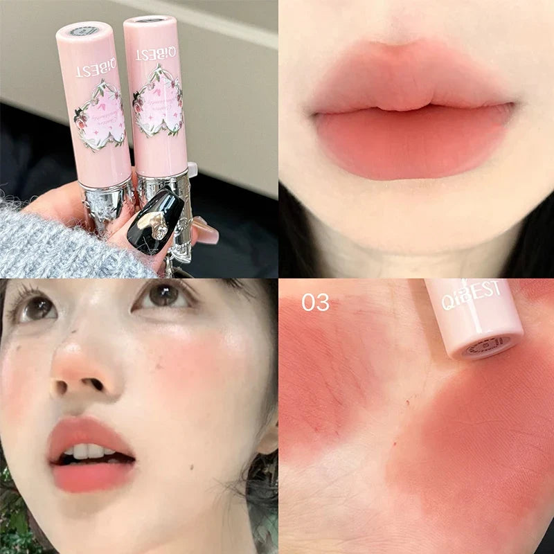 QIBEST Velvet Lip Mud Matte Tint – 4 Skin-Tone Shades Matte Liquid Lipstick Qme
