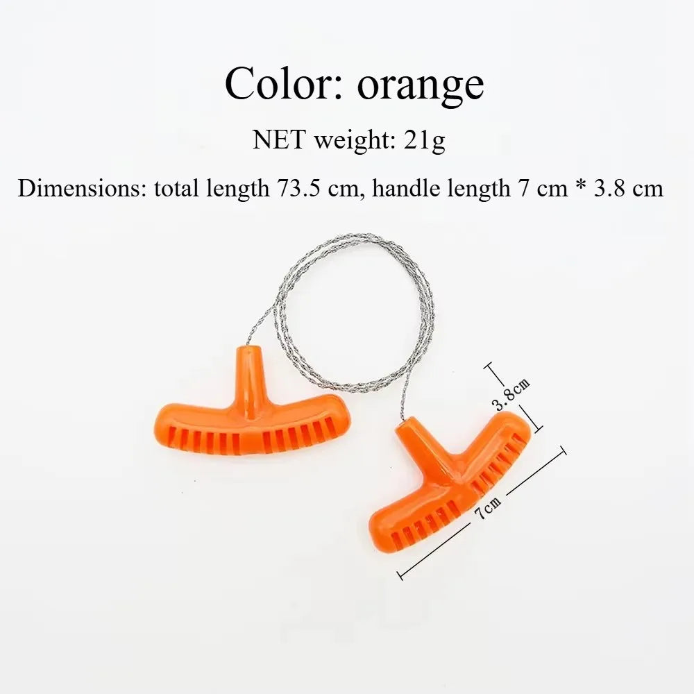 Mini Pocket Wire Saw Stainless Steel – Camping Survival Tool Pocket Wire Saw Qme