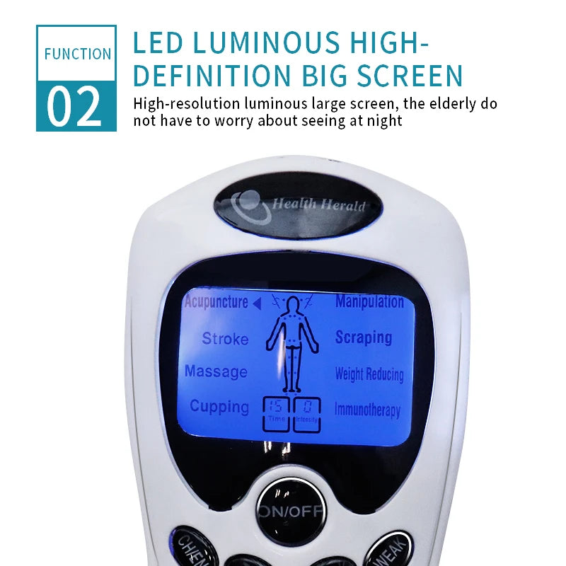 SANPKON TENS EMS Dual Output Pulse Massager – Full Body Pulse Massager Qst