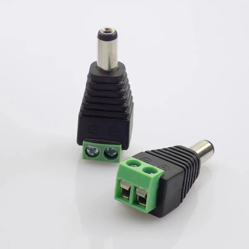 DC Power Plug Socket 5.5mm x 2.1mm Male Female Connector DC Barrel Connector Qme