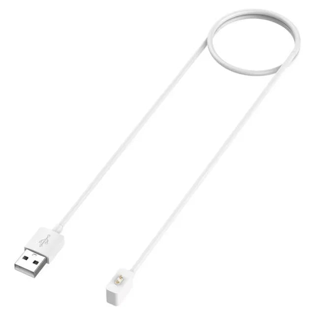 Magnetic USB Charger Cable for Xiaomi Band 8 9 10 & Redmi Watch Smartwatch Charging Cable Qst White 1m