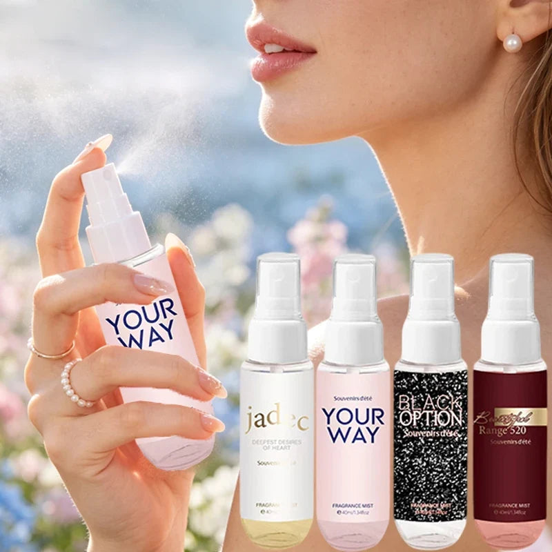 Alcohol-Free Floral Fragrance Spray Set – 4×40ml EDC Fragrance Spray Set Qme