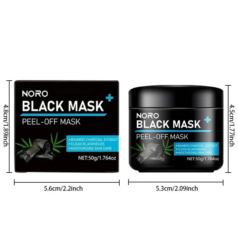 Bamboo Charcoal Peel-Off Facial Mask – Cleanse & Moisturize Peel-Off Face Mask Qme