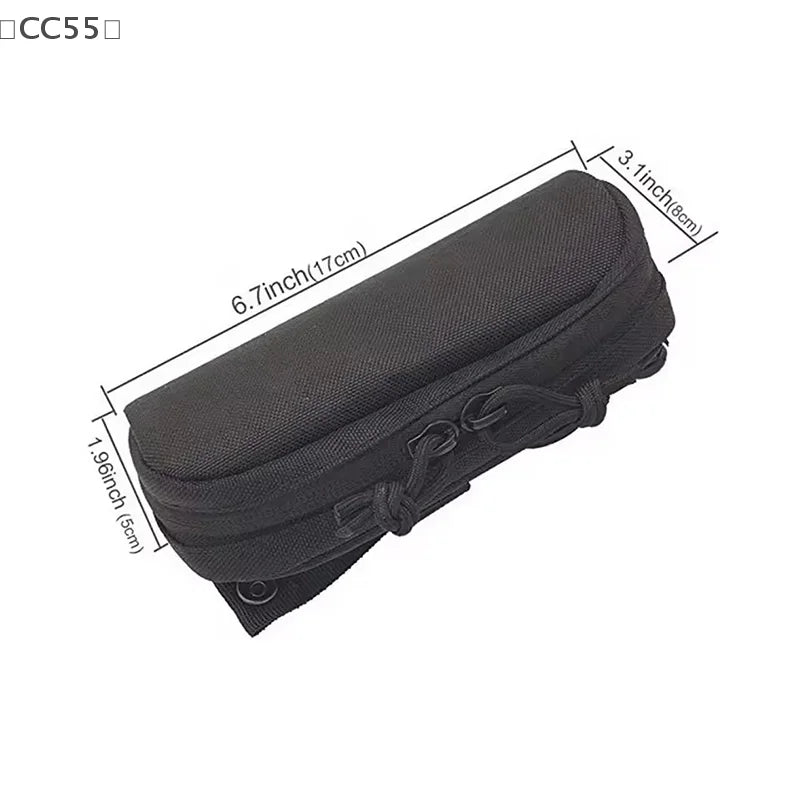 Tactical Hard Glasses Case – Shockproof Outdoor Eyewear Pouch Eyewear Case Qst