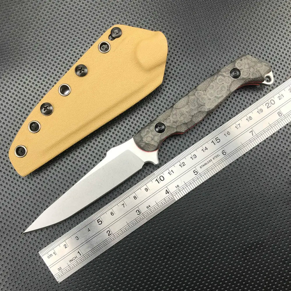 TRSKT PSK D2 Full Tang Fixed Blade Knife – 60HRC Kydex Sheath Fixed Blade Knife Qst D 2 China Mainland