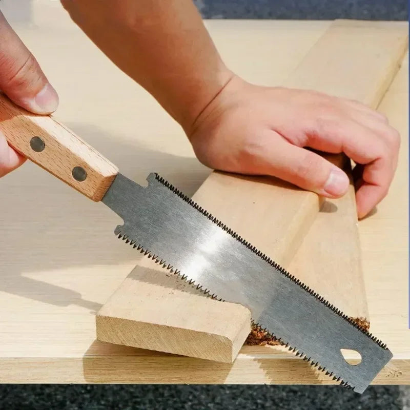 6-Inch Double Edge Hand Saw for Woodworking & DIY Projects Hand Saw Qme