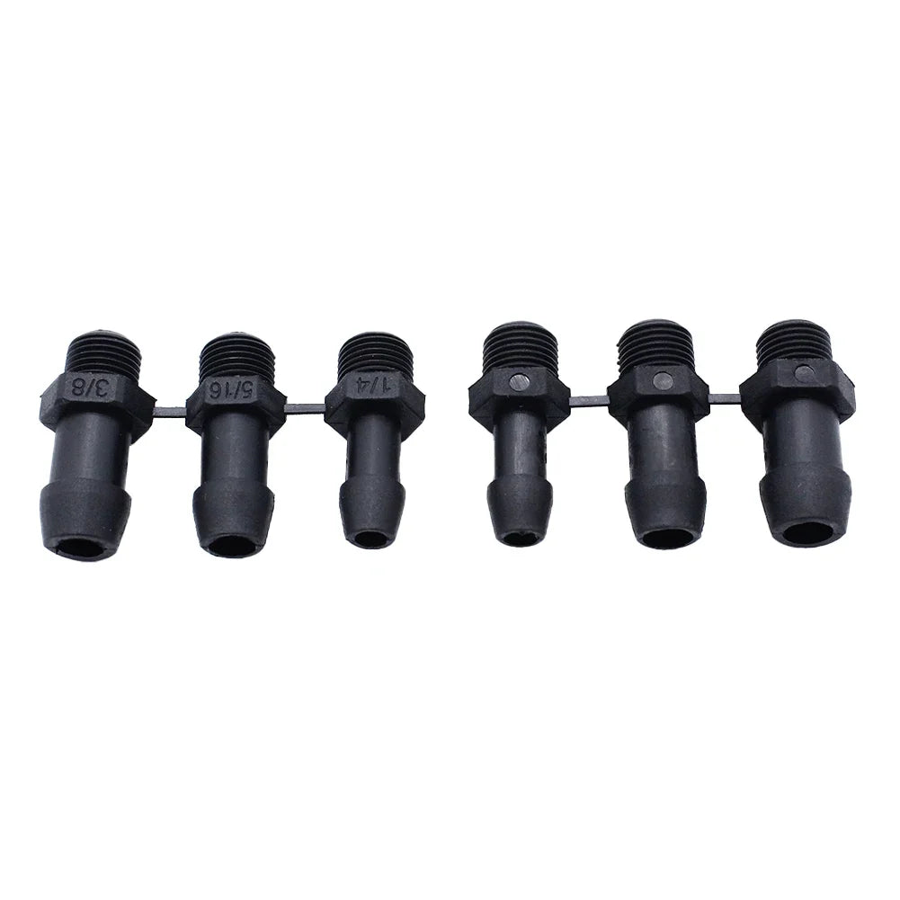 Universal Reusable Inline Fuel Filter with 6 Hose Adapters Inline Fuel Filter Qme