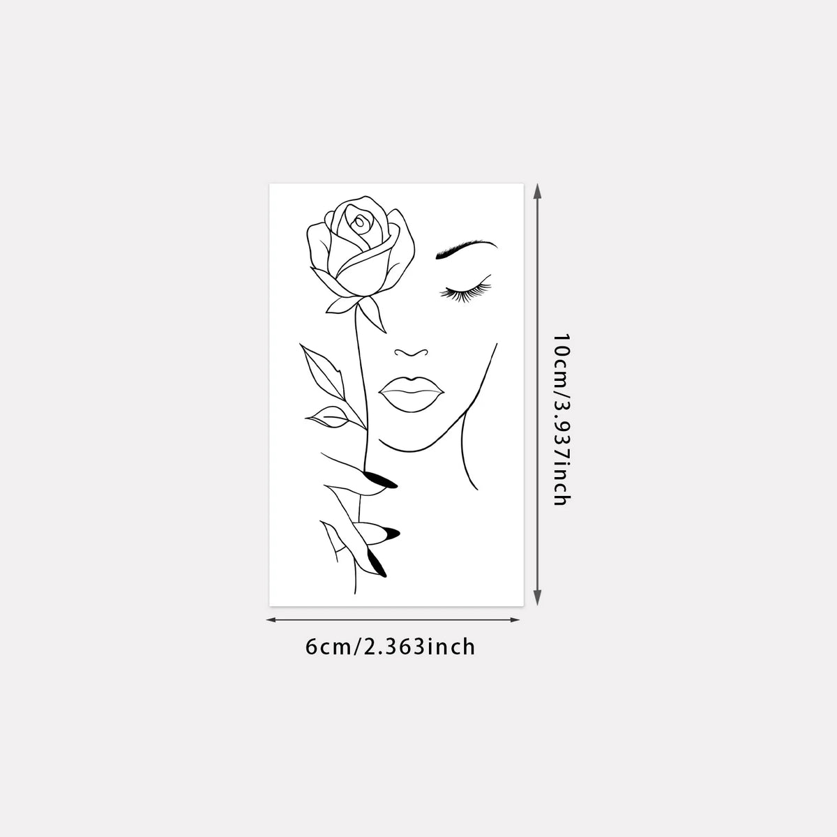 Minimalist Leaf Vine Temporary Tattoo Sticker – Waterproof Fine Line Temporary Tattoo Sticker Qme LX-1028