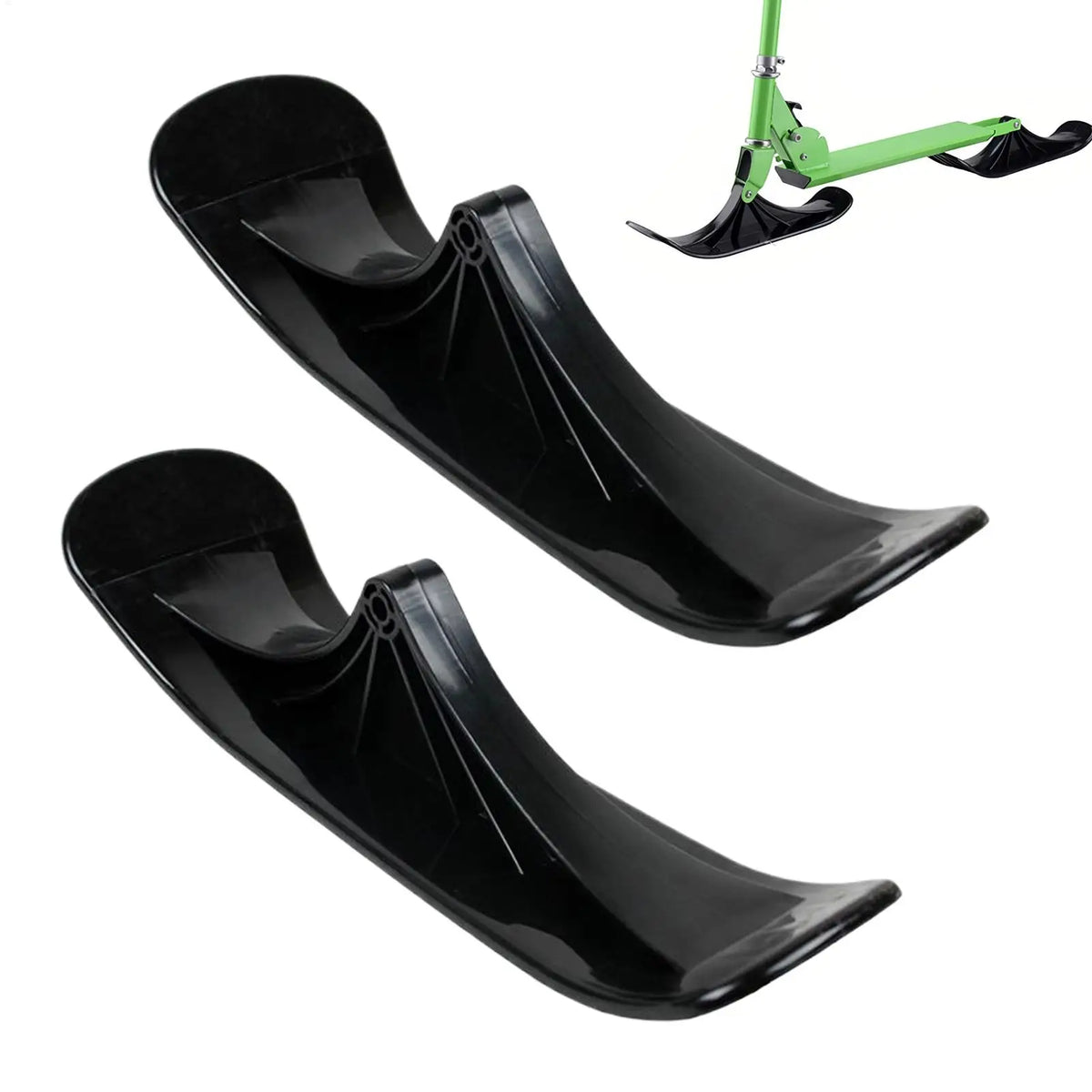 Ski Skate Board Conversion Kit – Lightweight Winter Sled Pair Ski Sled Conversion Kit Qme