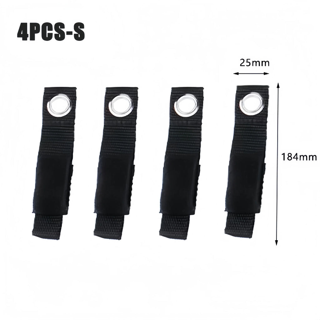 Heavy-Duty Reusable Nylon Cord & Hose Storage Straps 4-Pack Cord Storage Straps Qme 4pcs-S