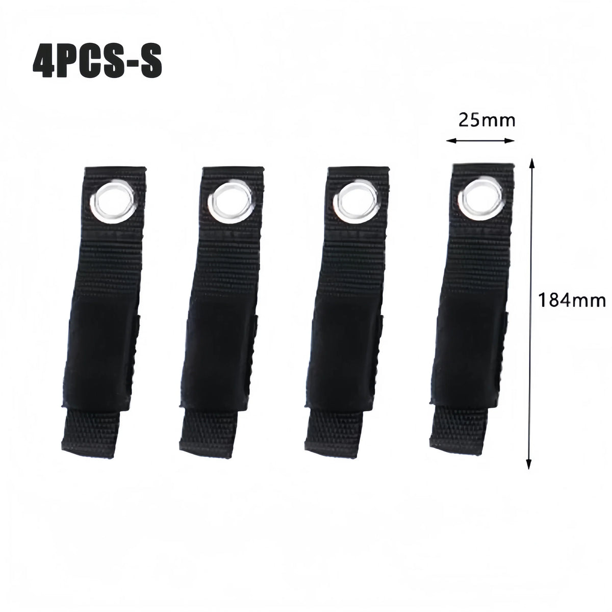Heavy-Duty Reusable Nylon Cord & Hose Storage Straps 4-Pack Cord Storage Straps Qme 4pcs-S