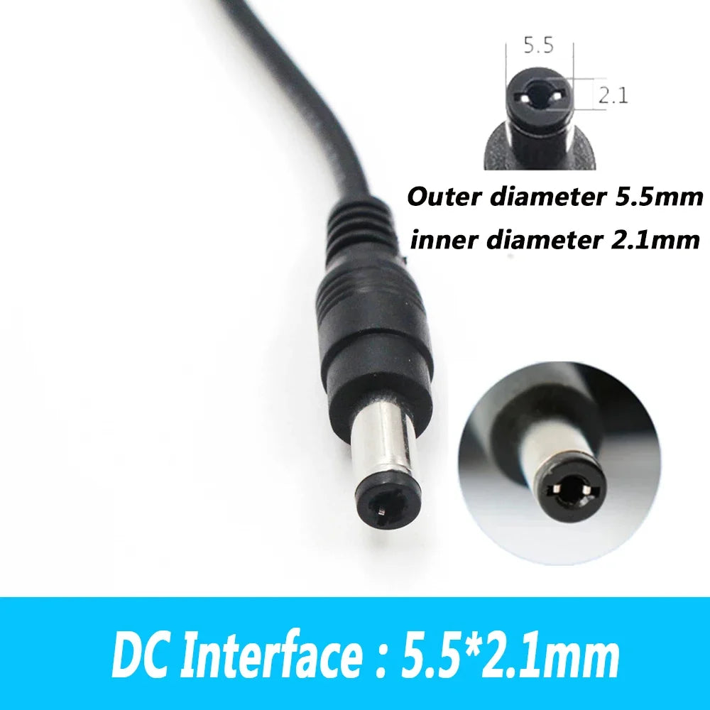 DC Power Adapter 27V–36V 1A for Robot Vacuum & Audio Devices DC Power Adapter Qme