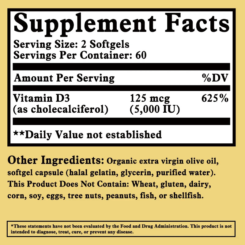 Coolkin Vitamin D3 Supplement – Immune & Muscle Support Vitamin D3 Supplement Qst