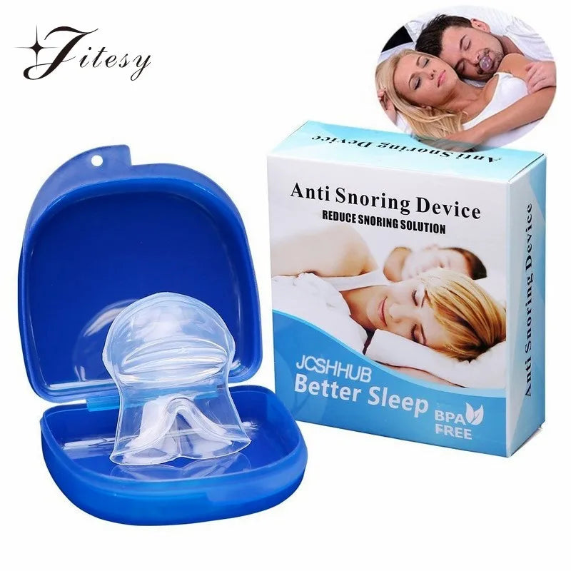 Silicone Tongue Retainer Anti-Snoring Mouthpiece | Better Sleep Anti-Snoring Mouthpiece Qst Anti snoring braces