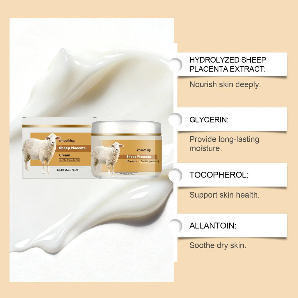 Hydrolyzed Sheep Placenta Firming & Lifting Face Cream | Qme Anti-Aging Face Cream Qme