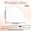 Adjustable Transparent Breathable Single-Eye Protective Mask Eye Protective Shield Qme one size