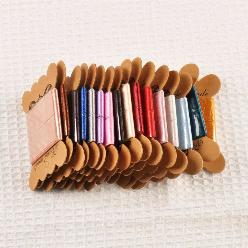 Colorful Craft Ribbon 4 Yards 25mm Polyester – 16 Colors Craft Ribbon Qme