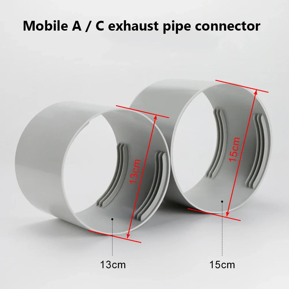 Exhaust Hose Connector 150mm 130mm | Universal ABS Vent Fitting Exhaust Hose Connector Qme