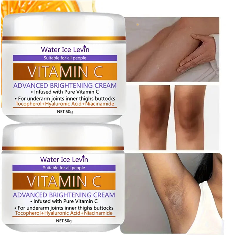 Vitamin C Brightening Cream – Underarms, Thighs & Knees Brightening Body Cream Qme