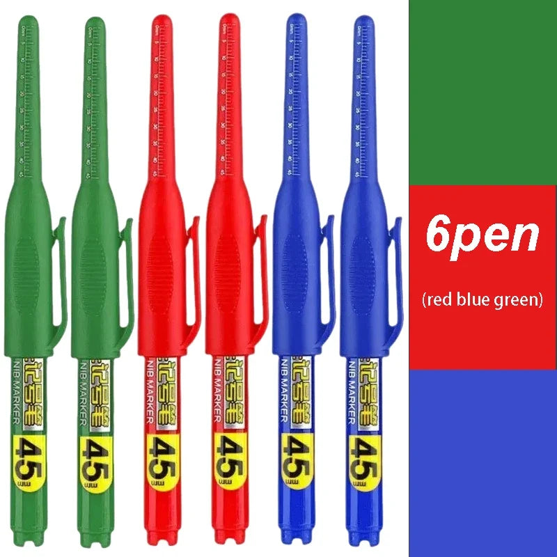 Waterproof Deep Hole Marker Pen – Long Nib Carpenter Pen
