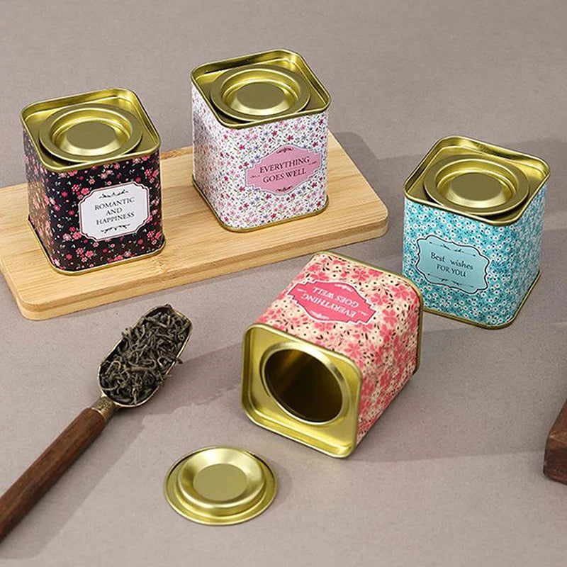 Mini Sealed Tin Cans for Tea, Coffee, Candy & Storage Tin Storage Can Qst