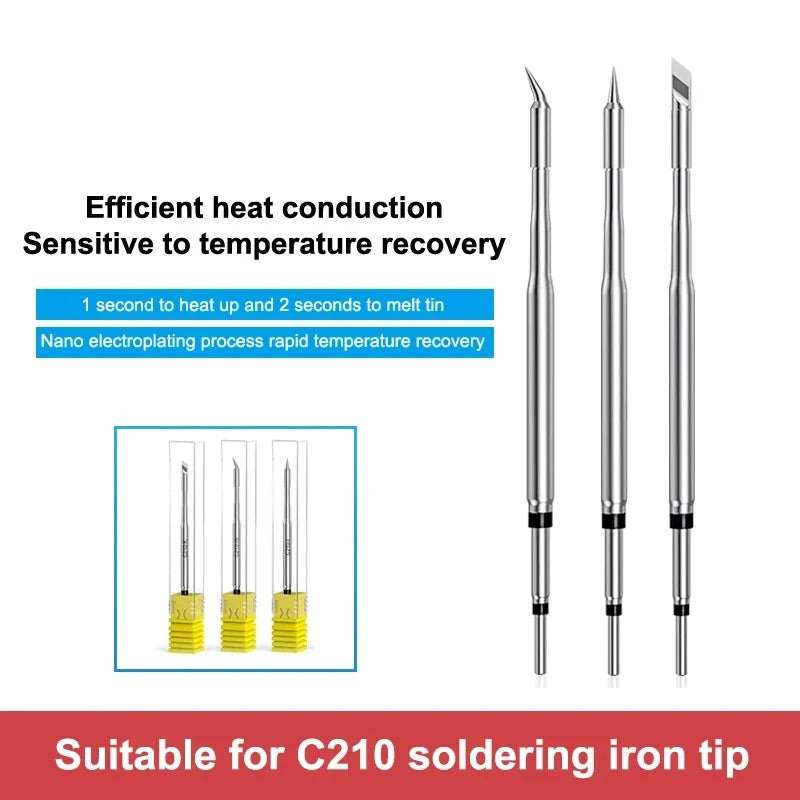 Superfine Soldering Iron Tips – C210, C245 & C115 Compatible Soldering Iron Tip Qme
