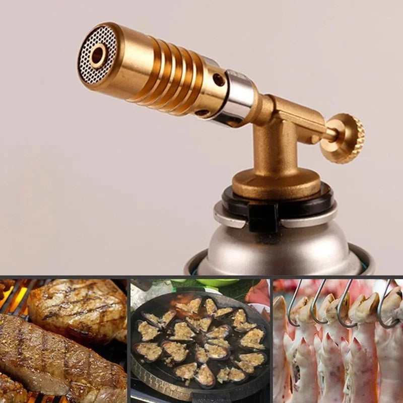 Butane Torch Lighter – Cooking, Soldering & Camping Flame Gun Butane Torch Lighter Qme